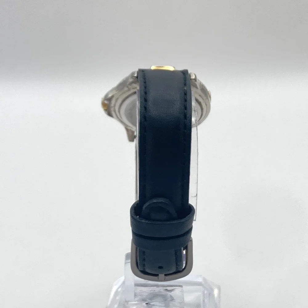 Caravelle by Bulova Women's Watch 29mm Silver Tone Blue Dial Date New Battery